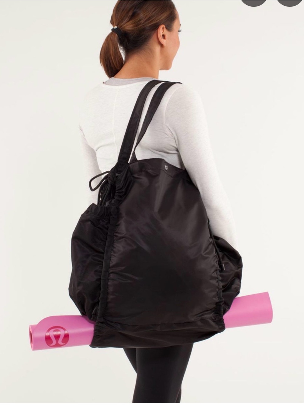 lululemon athletica Black Nylon flow and go